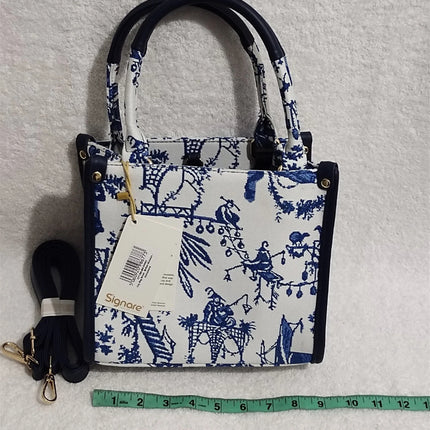Signare Tapestry Small City Bag Shoulder Casual Work Women HandBag Chinoiserie