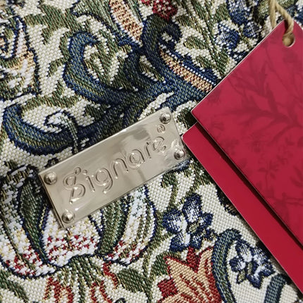 Signare Tapestry Tote City Bag Shoulder Casual Work Women HandBag Golden Lily