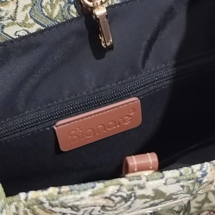 Signare Tapestry Tote City Bag Shoulder Casual Work Women HandBag Golden Lily