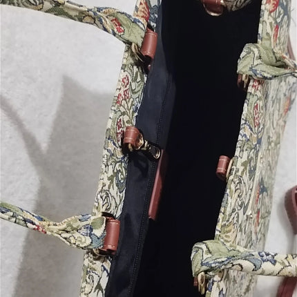 Signare Tapestry Tote City Bag Shoulder Casual Work Women HandBag Golden Lily