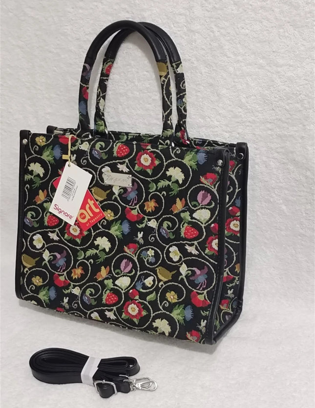 Signare Tapestry Tote City Bag Shoulder Casual Work Women HandBag Jacobean Dream