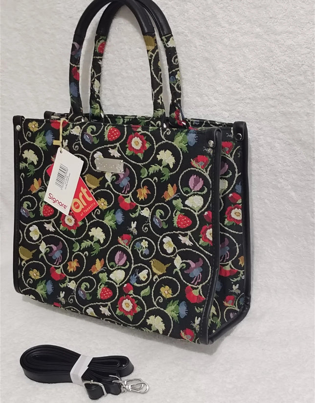 Signare Tapestry Tote City Bag Shoulder Casual Work Women HandBag Jacobean Dream