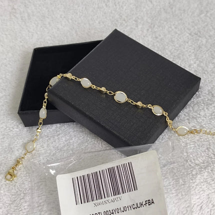 Oval cut crystal bead bracelet For Women Girls Perfect Jewellery Gift