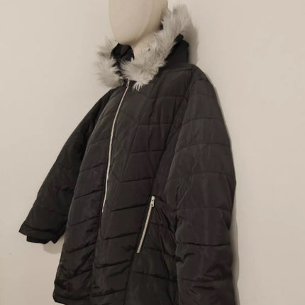 RRP £149.90 Atlas for women black padded winter jacket size UK 24 - 26