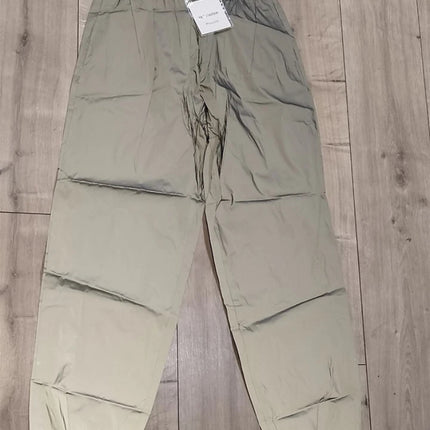 Reflective pants women sporting jogger grey trouser size XL