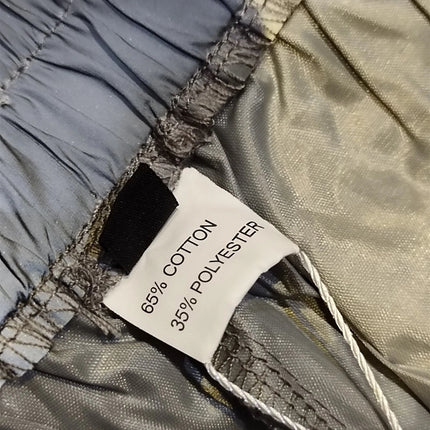 Reflective pants women sporting jogger grey trouser size XL