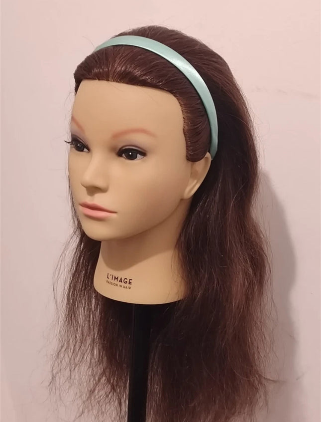 Satin Covered 1.5CM Wide Headband Plain Colour Hair Band Ladies Girls Women Mint