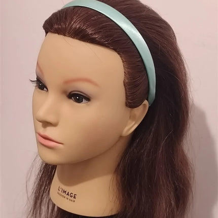 Satin Covered 1.5CM Wide Headband Plain Colour Hair Band Ladies Girls Women Mint