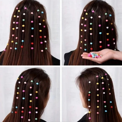 100PCS Flower Hair Claw Clips Grips For Women Girls Candy Color Fancy Hairpin UK