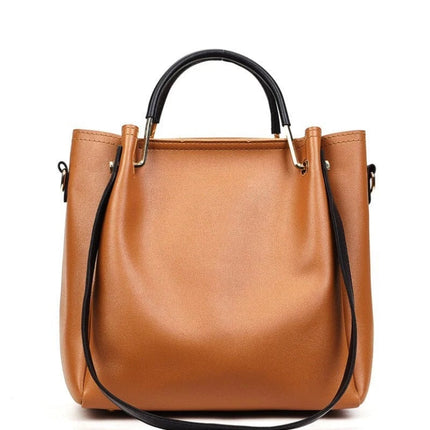 4PCS/Set Women Elegant Leather Handbag Hoo Satchel Purse Tote Shoulder Bag