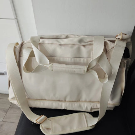 Fitness Bag Women Sports Travel Bag With USB Charging Port And Purse + Air Vent