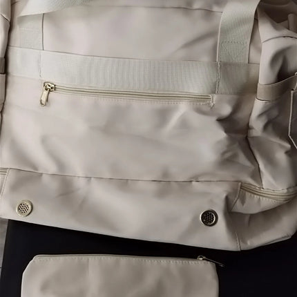 Fitness Bag Women Sports Travel Bag With USB Charging Port And Purse + Air Vent