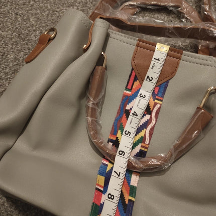 4PCS/Set Women Elegant Leather Handbag Hoo Satchel Purse Tote Shoulder Bag