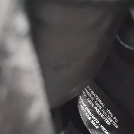 Versace fragrances institutional pouch for men black faux leather