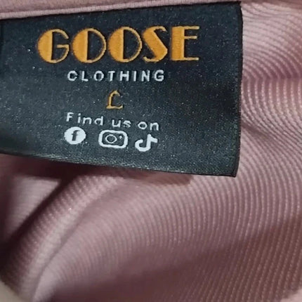 Goose Clothing 100% cotton great quality men short sleeve black t-shirt size L