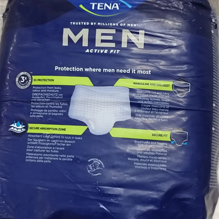Tena Men Active Fit Pants Plus Size Small / Medium 9 Pack X 1
