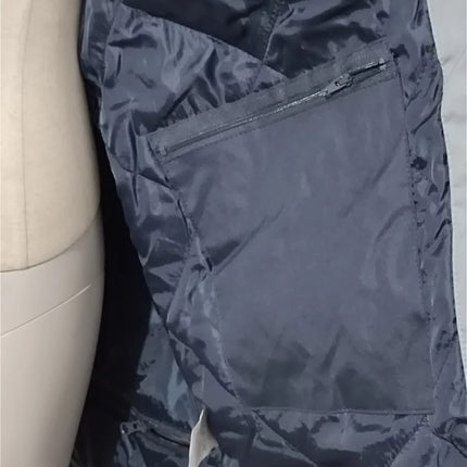 Waverley waterproof men jacket navy size L with embroidery logo &Hideable Hoodie