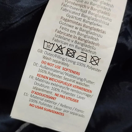 Waverley waterproof men jacket navy size L with embroidery logo &Hideable Hoodie