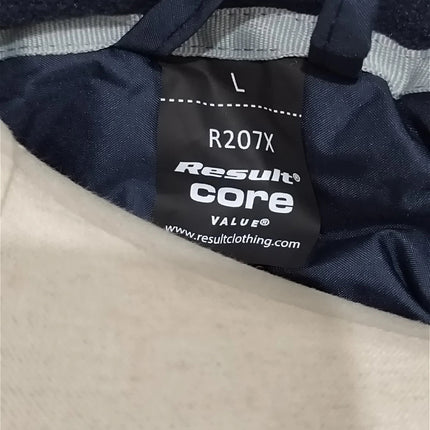 Waverley waterproof men jacket navy size L with embroidery logo &Hideable Hoodie