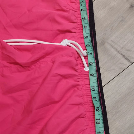 Manfinity swimmode men letter patched detail drawstring waist swim trunks