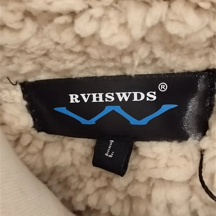 Winter men coat fleece lined brown long sleeve jacket