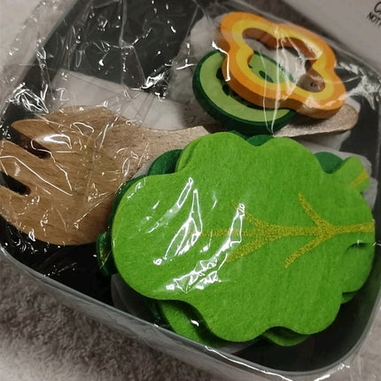 Cucinino Salad Suit pretend play salad-making Kids set children aged 3-6 years