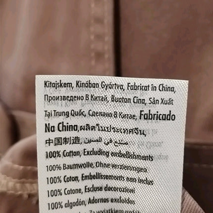 ASOS RRP £75 Cotton On Belted Casual Trench Coat Washed Taupe Oversized UK 8