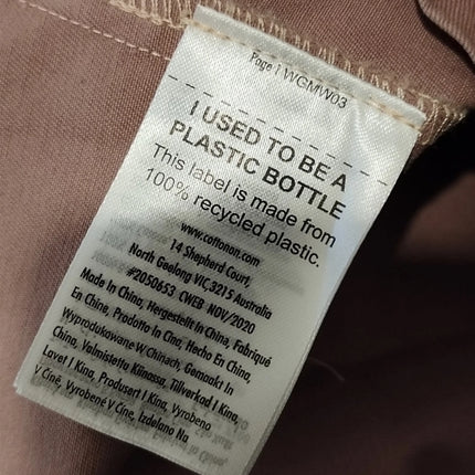 ASOS RRP £75 Cotton On Belted Casual Trench Coat Washed Taupe Oversized UK 14