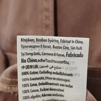 ASOS RRP £75 Cotton On Belted Casual Trench Coat Washed Taupe Oversized UK 14