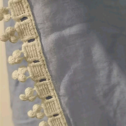 Destello bead embellishment embroidery lace trim button collar shirt mini Dress