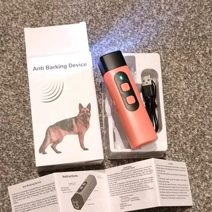 Rechargeable Ultrasonic Dog Anti Barking Training Device for dogs