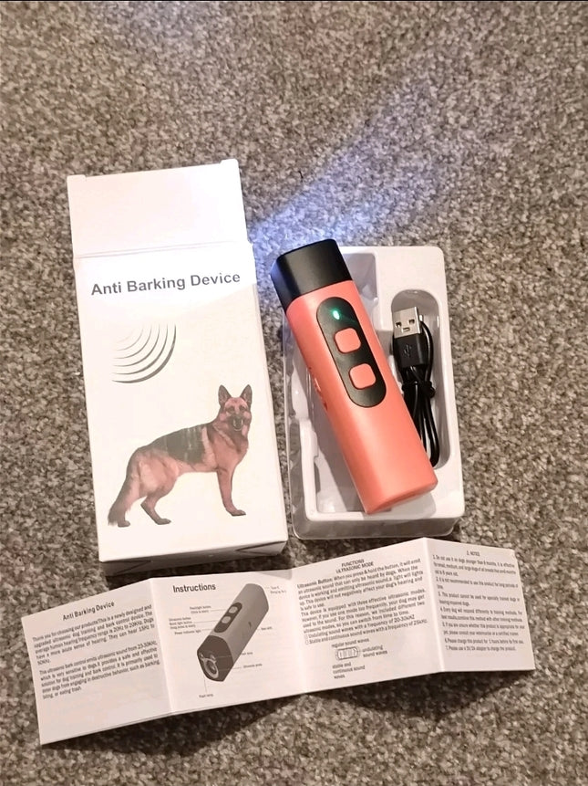 Rechargeable Ultrasonic Dog Anti Barking Training Device for dogs