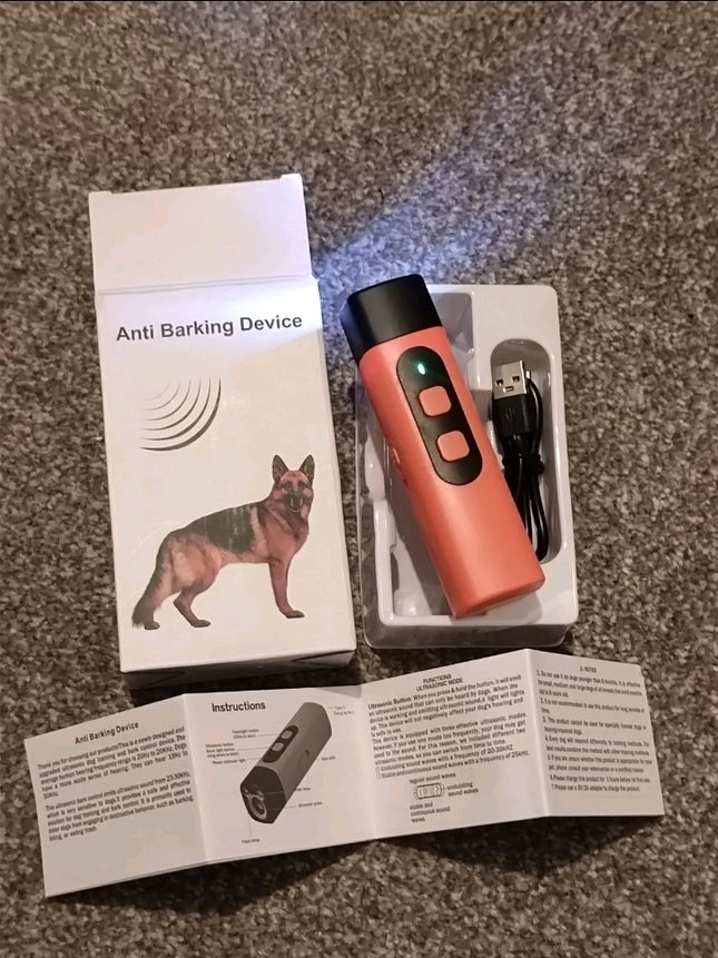 Rechargeable Ultrasonic Dog Anti Barking Training Device for dogs