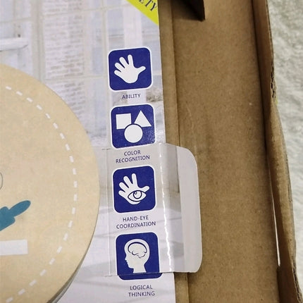 Kids Wooden Pancake Machine Toy Kitchen Pretend Play Set Kid Gift Age 12Months+