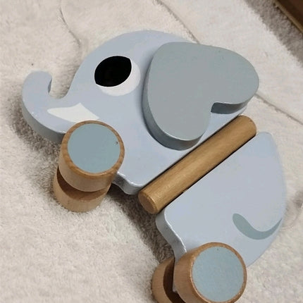 Kids Wooden Pancake Machine Toy Kitchen Pretend Play Set Kid Gift Age 12 Months+